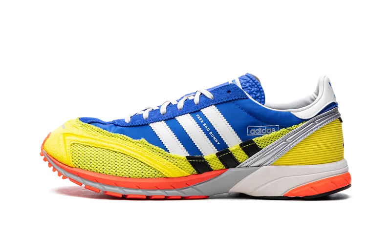 Adidas Bad Bunny Adizero 72 Blue / Core White / Shock Yellow “Blue/Yellow/Orange/White” | JQ8757