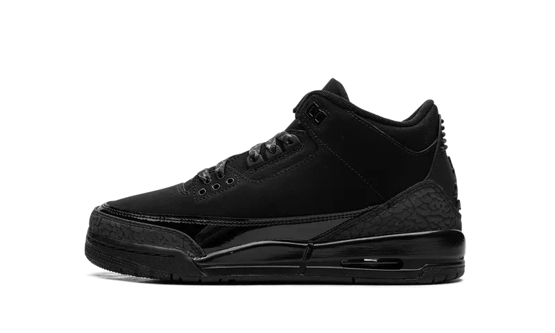 Air Jordan 3 GS “Black Cat” “Black/Dark Charcoal/Black” | DM0967-001