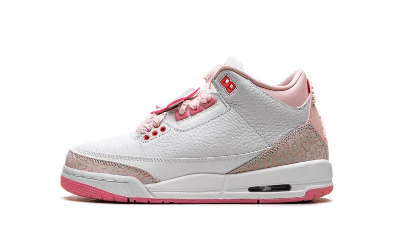 Air Jordan 3 GS “Spring Flowers” “Pearl Pink/Pink Bloom/Pink Glow/Hyper Orange” | II0599-600