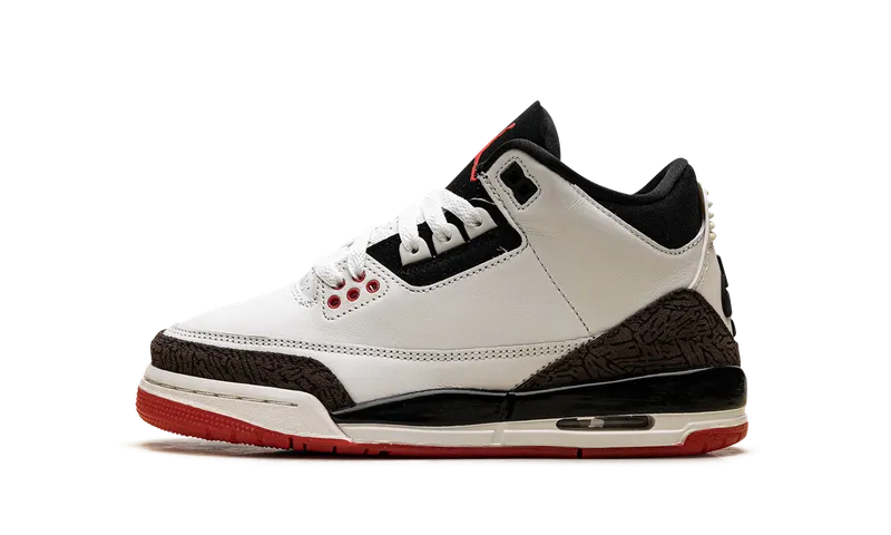 Air Jordan 3 Retro OG GS “World’s Best Dad” “Sail/University Red/Pale Ivory/Black” | DM0967-103