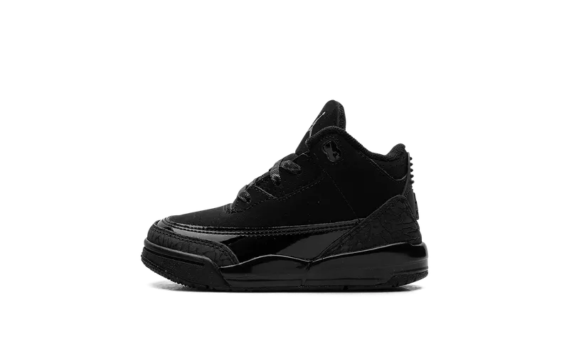 Air Jordan 3 TD “Black Cat” “Black/Dark Charcoal/Black” | DM0968-001