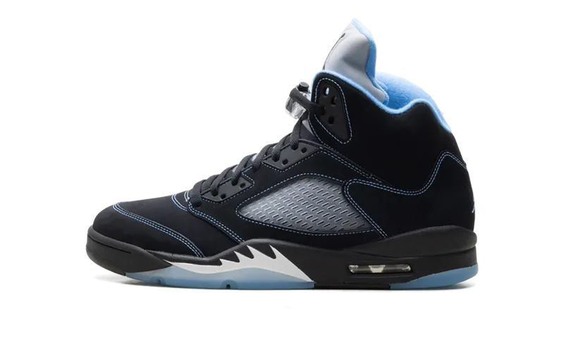 Air Jordan 5 Retro “Black University Blue (2026)” “Black/Carolina Blue” | DD0587-008