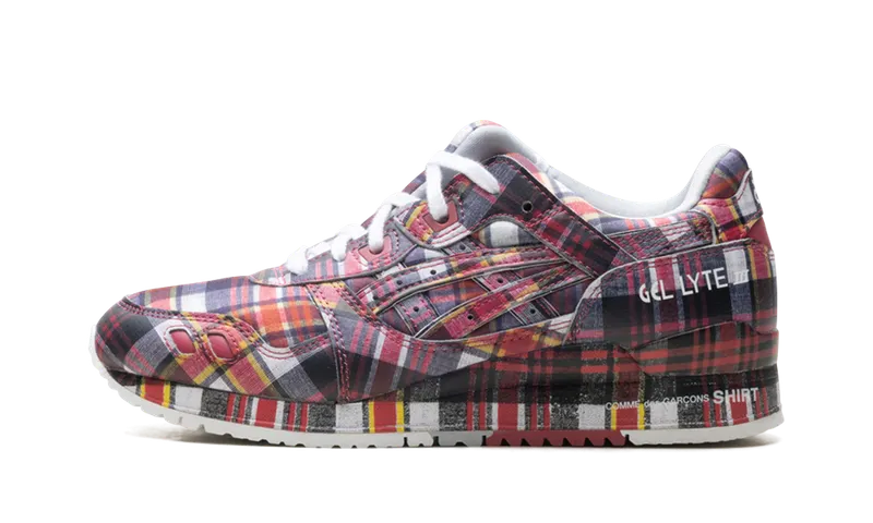 Asics Gel-Lyte 3 07 Remastered “Comme des Garçons SHIRT Red Plaid” | 1203A824-600