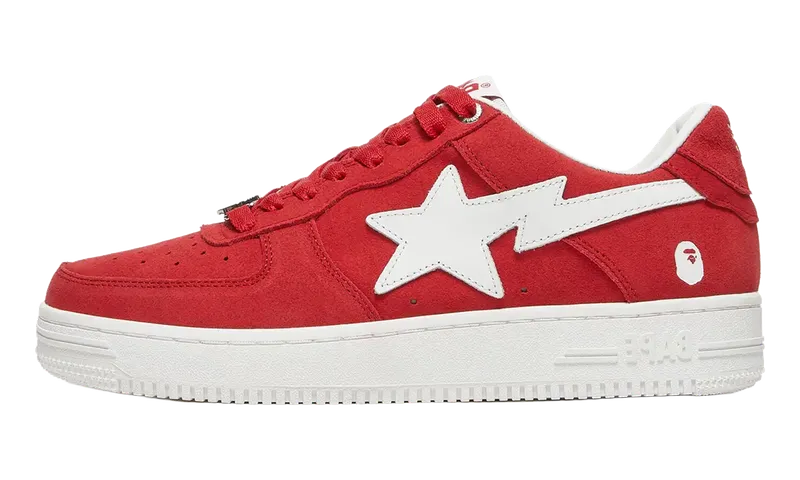 Bape Sta Low “Suede Pack – Red” | 1H20191047