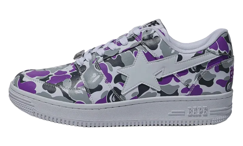 Bapesta Low “Purple Camo” | 1G72191018