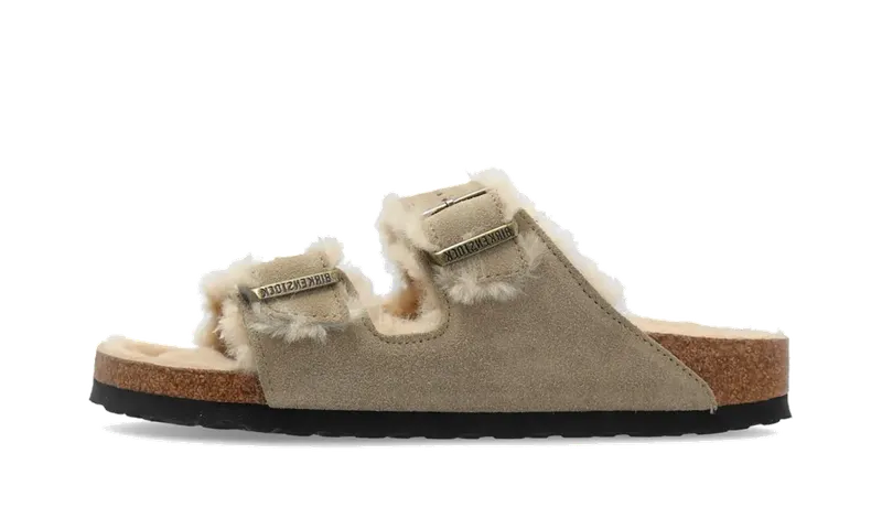 Birkenstock Arizona Shearling “Suede Leather – Taupe” | 1028293