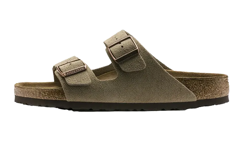 Birkenstock Arizona Soft Footbed “Suede Leather – Taupe” | 951301