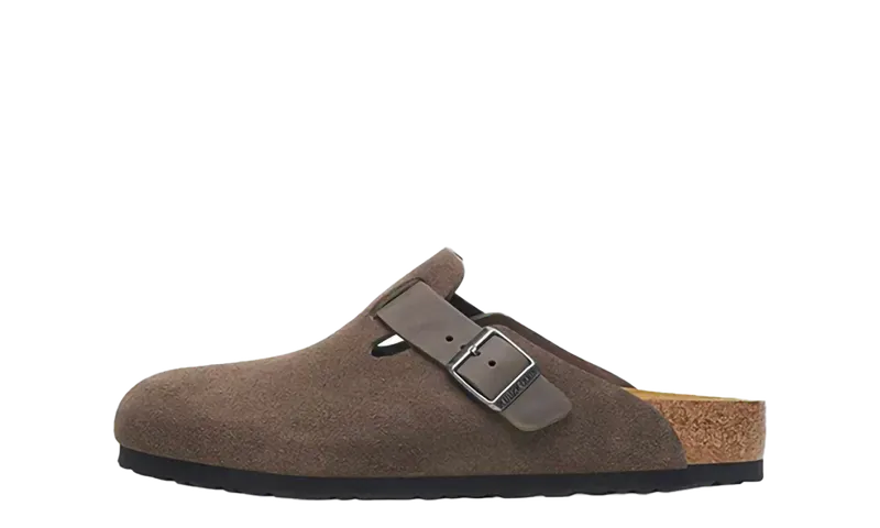 Birkenstock Boston BS Suede “Concrete Gray” | 1029210