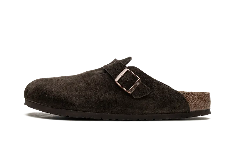 Birkenstock Boston Soft Footbed “Suede-Mocha” | 660461