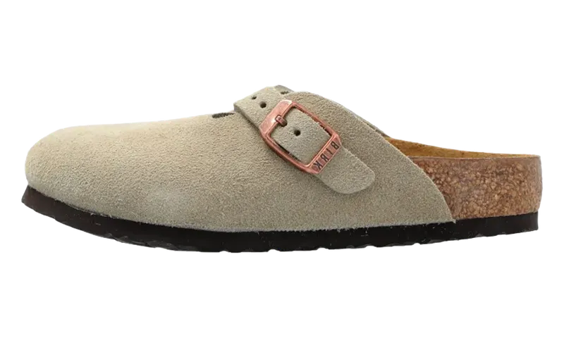 Birkenstock Boston Suede GS “Taupe – Narrow Fit” | 1027875