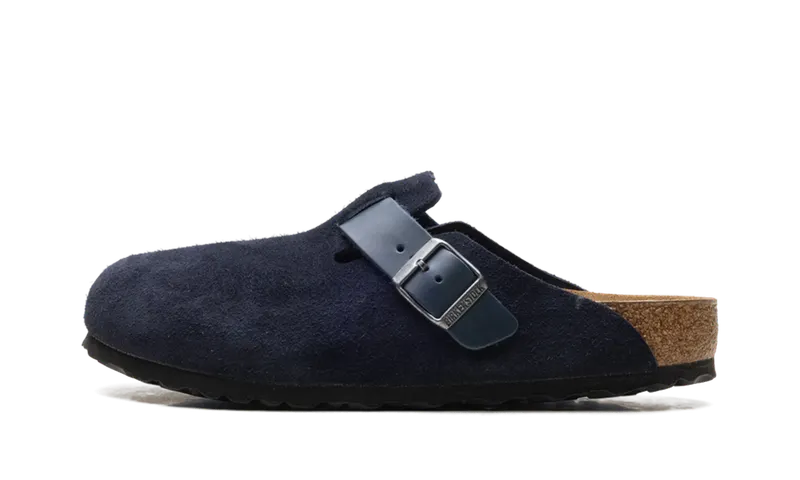 Birkenstock Boston Suede Leather “Midnight Blue” | 1028210