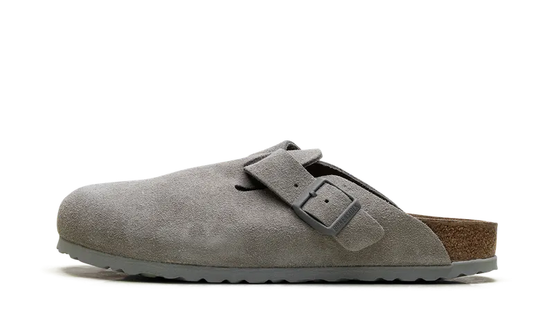 Birkenstock Boston Suede Leather “Stone Coin – Narrow Fit” | 1027751
