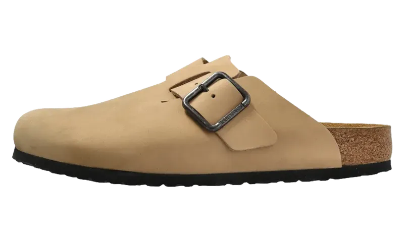 Birkenstock Boston Wire Buckle Nubuck Leather “Sandcastle” | 1031584