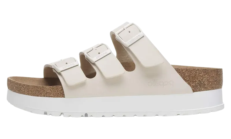 Birkenstock Florida Vegan Flex Platform “Eggshell” | 1029751