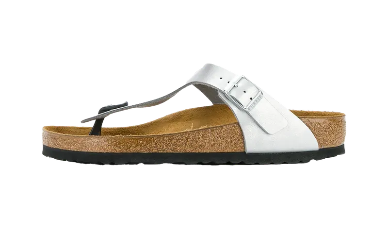 Birkenstock Gizeh “Birko-Flor – Silver” | 0043851