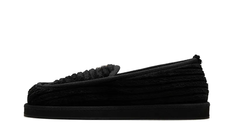 Chrome Hearts Dagger Corduroy Slip On Loafers “Black” | CHRM0065