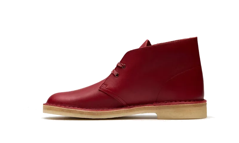 Clarks DESERT BOOT “Dark Red Leather” | 26182825