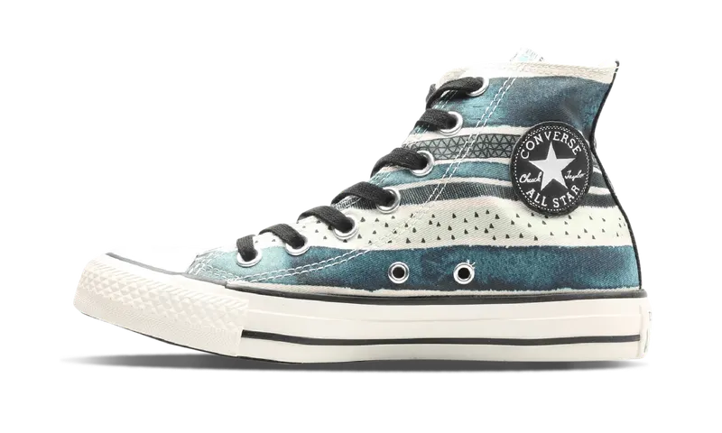 Converse Chuck Taylor All-Star Hi Pop Stripes Teal | 551566C