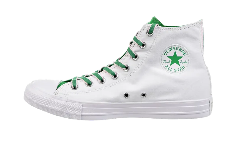 Converse Chuck Taylor All Star Hi “White/Green/Cherry Blossom” | 160465C