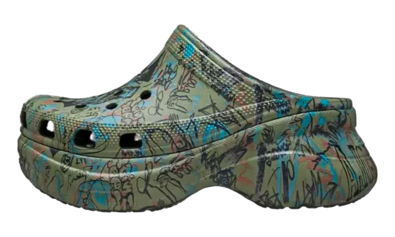 Crocs Classic Bae Clog “Mowalola Forest” | 211078-3UR