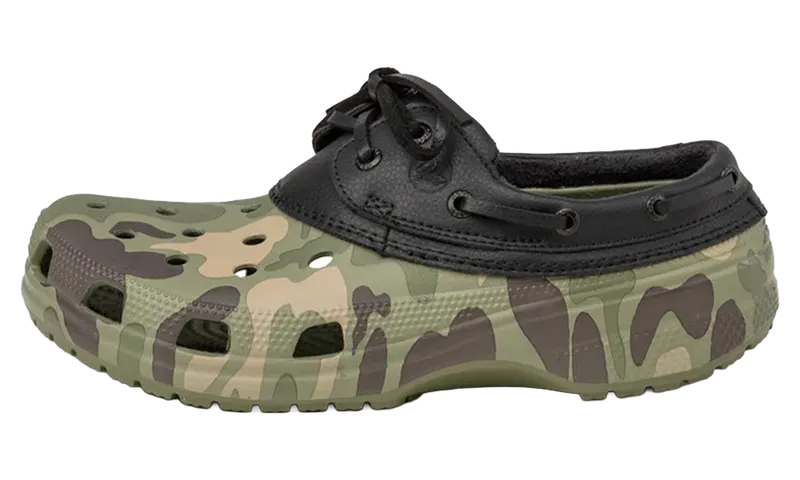 Crocs Classic Duck Camo Boat Shoe “Black” “Camo/Black” | 212951-0SL