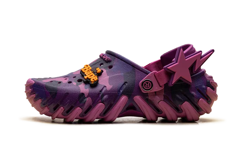 Crocs Echo RO Clog “A Bathing Ape – Purple Camo” | 213140-5BV