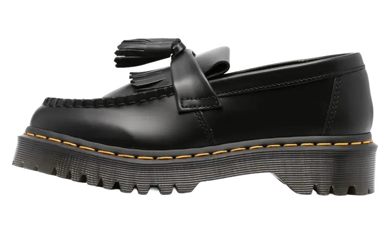 Dr Martens Adrian Bex Smooth Leather Tassel Loafers “Black” | 26957001