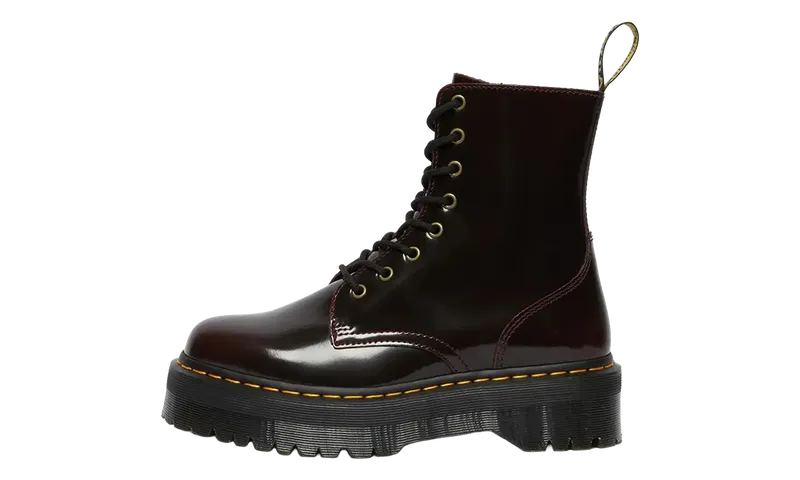Dr Martens Jadon Arcadia Leather Platform Boots “Cherry Red Arcadia” | 24764600