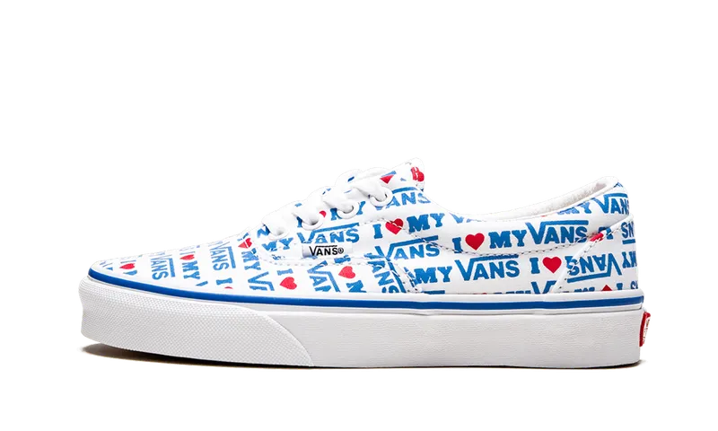 Vans Era ‘I Heart My ‘ True White/True White “True White/True White/Canvas/Canvas” | VN0A38FRVP5