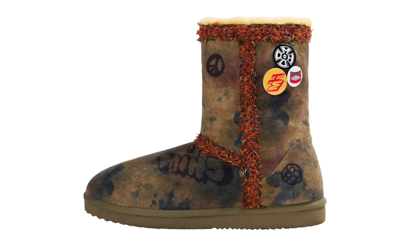 Happy Memories Graffiti Boots “Brown” | HMDD014