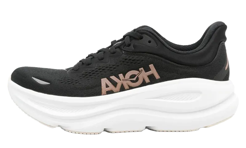 Hoka BONDI 9 “BLACK / ROSE GOLD” | 1162012-BRGL