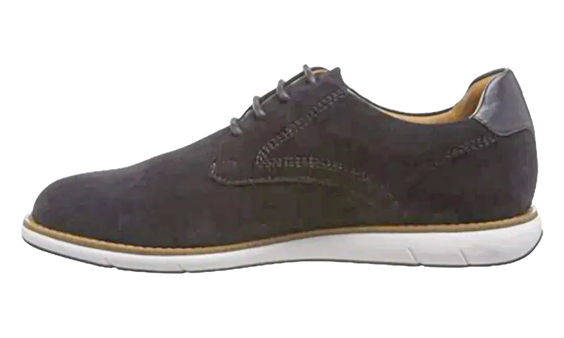 Hugo Boss Derby Lace-up Suede Oxford Shoes “DARK BLUE” | 50402320-401