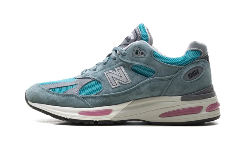 New Balance 991v2 “MiUK Porcelain Green” “Porcelain Green/Trooper/Silver” | U991TT2
