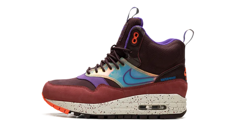 Nike Air Max 1 Mid Sneakerboot Deep Burgundy | 685269-600