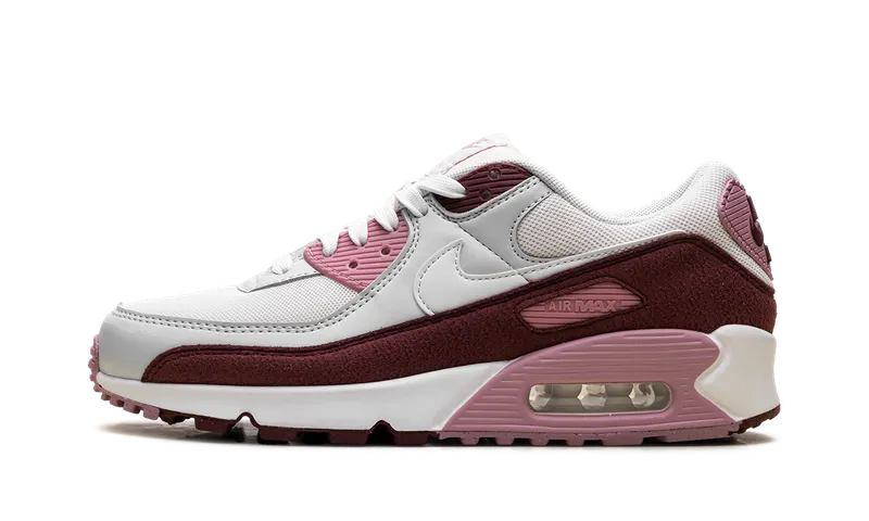 Nike AIR MAX 90 SE “NEAPOLITAN” “Dark Team Red/Platinum Tint/Pure Platinum/White” | HM9451-600