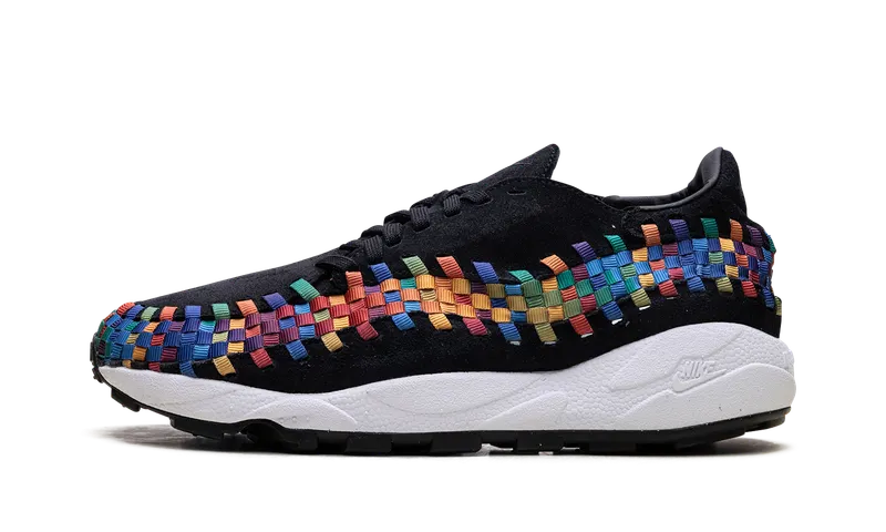 Nike Air Footscape Woven “Black Rainbow” (black / black / white) – FB1959-002 “Black/White/Black/Multicolor” | FB1959-002