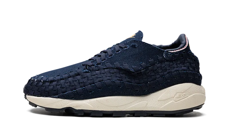 Nike Air Footscape Woven (denim) – HF1759-400 “Denim/Wheat Gold/Obsidian/Coconut Milk” | HF1759-400