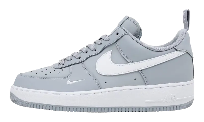Nike Air Force 1 Low ’07 LV8 “Carbon Fiber Swoosh Wolf Grey White” “Carbon/Wolf Grey/White” | IR5599-002