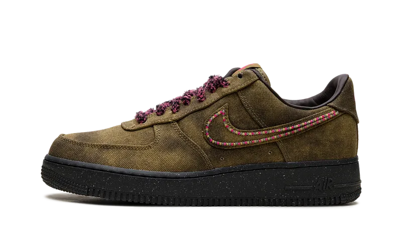Nike Air Force 1 Low “Boucle” “Boucle/Desert Moss/Fierce Pink/Midwest Gold/Baroqu” | IO4474-300