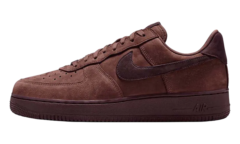 Nike Air Force 1 Low Retro Premium QS “Red Sepia Mahogany Badgeless” | IO9555-201