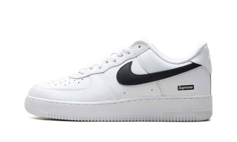Nike Air Force 1 Low “Supreme – Mini Box Logo White / Black” | CU9225-102
