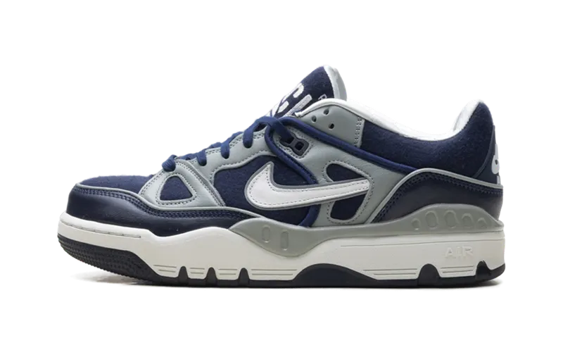 Nike Air Force 3 “NIGO – College Pack – Midnight Navy” “Midnight Navy/Off White-Shadow Grey” | HV5032-400