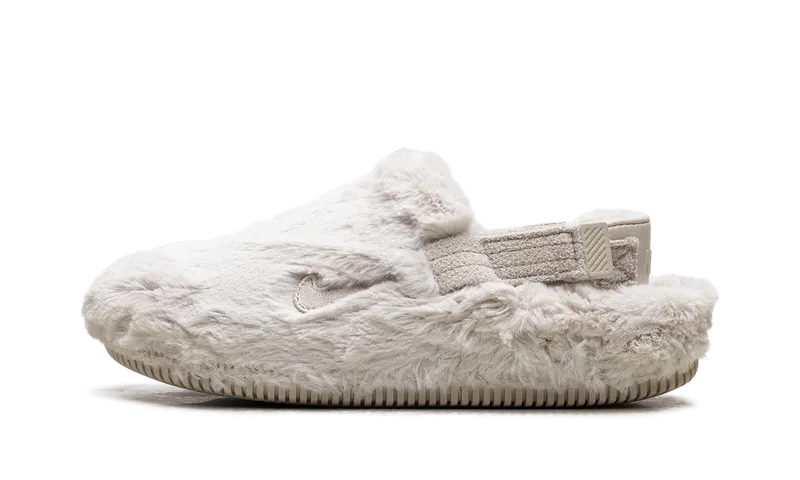 Nike Calm Mule Fur “Sanddrift” | FZ3119-100