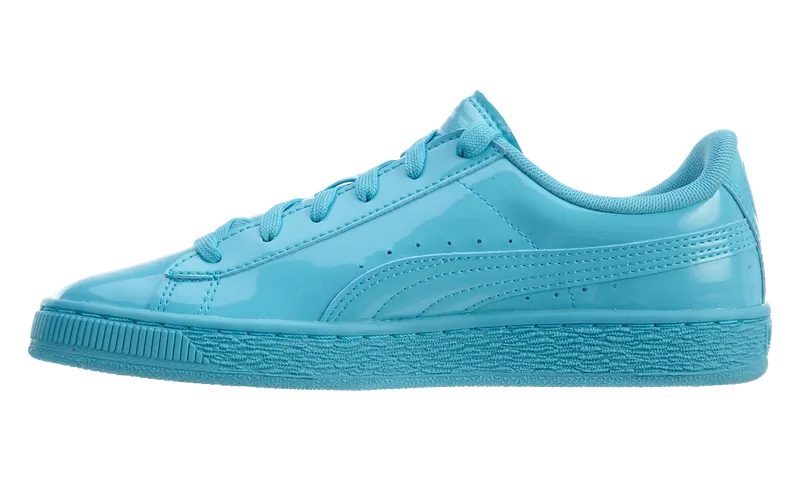 Puma Basket Classic GS “Patent Blue Atoll” | 362246-06