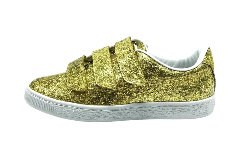 Puma Basket Starp Glitter “Gold” | 364070-02