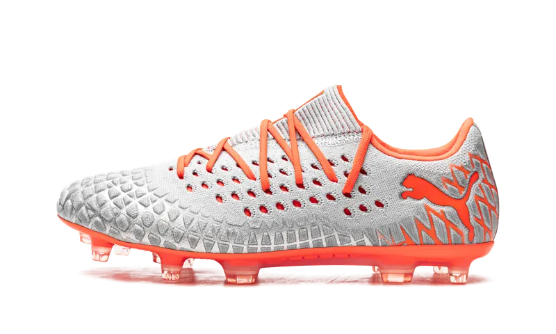 Puma Future 4.1 Netfit Low FG/AG “SILVER-RED” | 105730-01