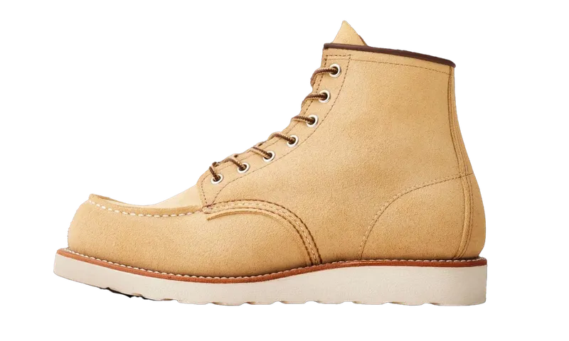 Red Wing Classic Moc 6 Inch Boot “Hawthorn Abilene – Beige” | 8833