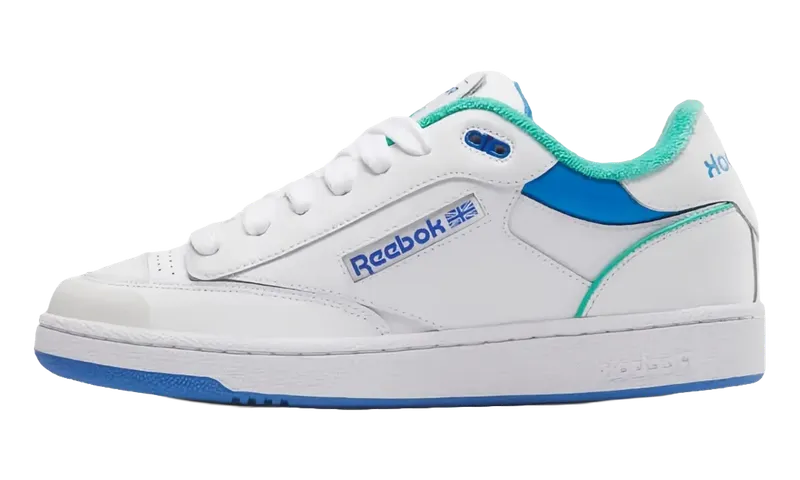 Reebok Club C Bulc “White / Unleashed Green / Kinetic Blue” | 100201-213