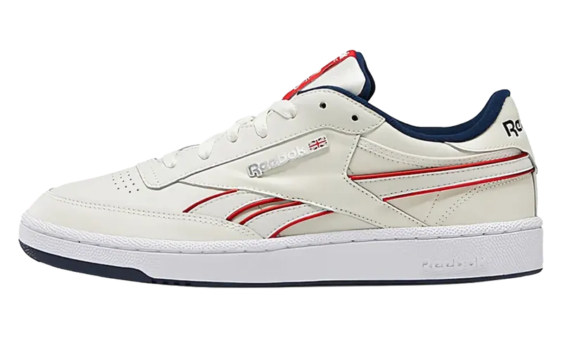Reebok Club C Revenge Plus “Chalk Navy Red” | DV8634