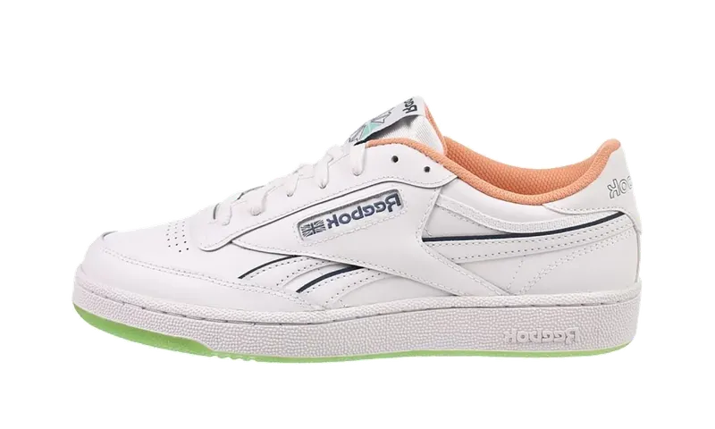 Reebok Club C Revenge “White/Aqua/Orange” | 100208-995
